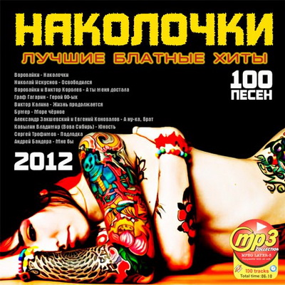 Шансон, Скачать Бесплатно Наколочки - Лучшие блатные хиты (2012)